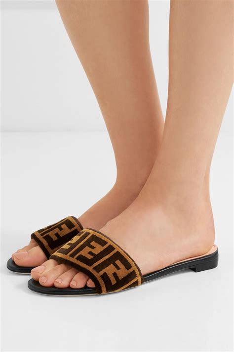 fendi logo slides|Fendi monogram logo.